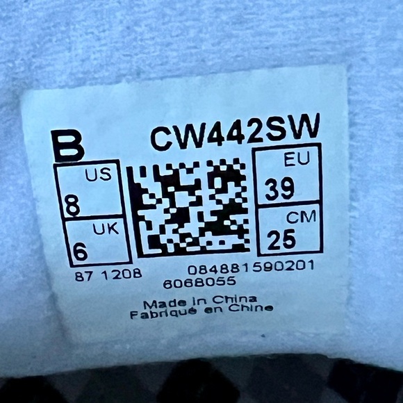 New Balance CW442SW White Leather Sneakers – Women’s Size 8 - Picture 7 of 8